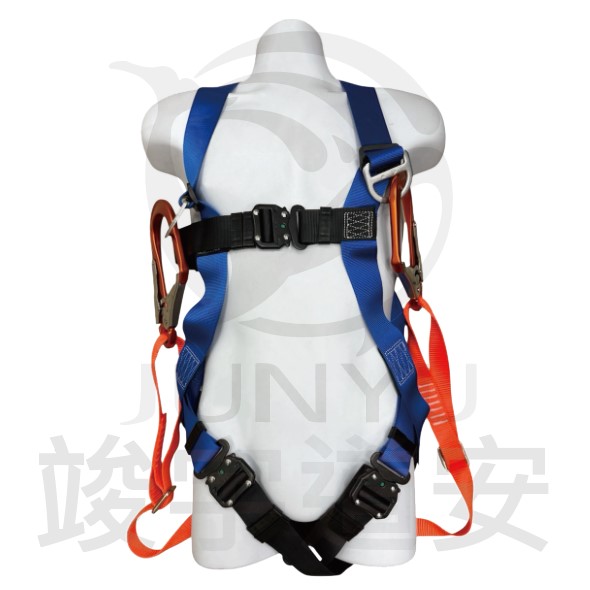 高空作業用鋁鉤快扣背負式安全帶(新法規) 1